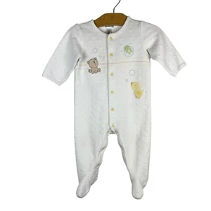 Carter's Vintage Rana Oso Pato Una Pieza Footie Dormir Talla 9 Meses Carters - Imagen 1 de 10