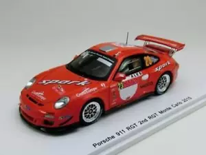Spark S4518 1/43 Porsche 911 RGT #23 2do RGT Monte Carlo 2015 Modelo De Coche - Imagen 1 de 6