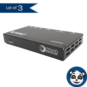 Lot of 3 COVID HDBaseT Transmitters with Power Supply Adapters - "A" - Picture 1 of 6