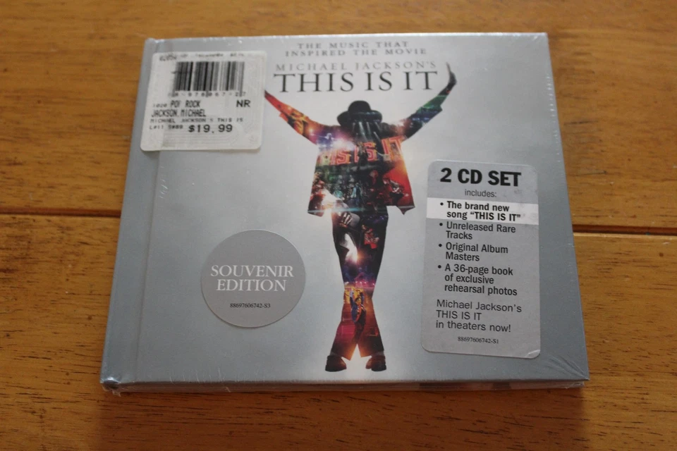 Michael Jackson 2 CD Set This Is It Souvenir Edition New Sealed Album Pop Rock - Image 1 of 2