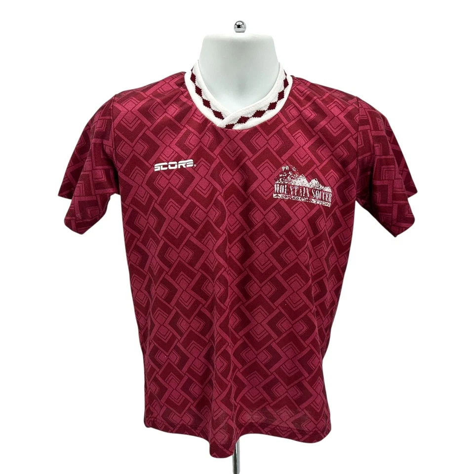 Camiseta grande de fútbol de montaña vintage Score by American Soccer Co juvenil Foto 1 de 4