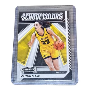 2024 Panini Caitlin Clark Collection #SC3 School Colors Basketball Card - Bild 1 von 5