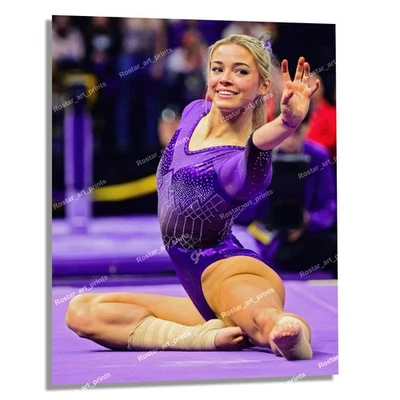 8x10 OLIVIA DUNNE LSU Pies de Gimnasia EXCLUSIVO HQ Foto Impresión Fina OD196 Foto 1 de 3