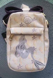 DISNEY Buckle-Down Princess Collection Crossbody BAG Ariel Little Mermaid NWT - Picture 1 of 12