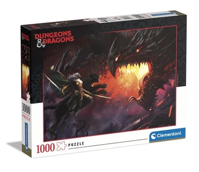 Clementoni- Dungeons & Dragons Dragons-1000 Pezzi-Puzzle Adulti, Made in It jKU6 - Immagine 1 di 4