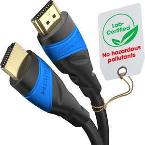 KabelDirekt – 8K / 4K HDMI Cable – 15ft & More HDMI Cables (0.5ft–75ft) – Ger... - Picture 1 of 7