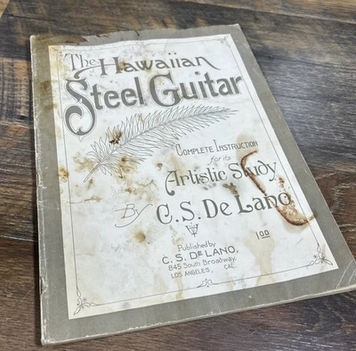 Vintage Hawaiian Steel Guitar Instruction & Sheet Music, Hawaiian Songs 1927 - Image 1 of 4