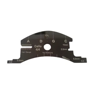 4/4 Cello Bridge Template Tool Professional Stencil Making Acrylic Compact - Picture 1 of 6