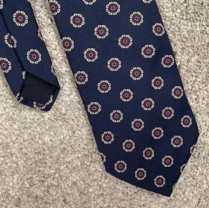 Brooks Brothers Makers Herren Krawatte Seide Blau Blumen Hergestellt in USA 57 x 3,5 - Bild 1 von 4