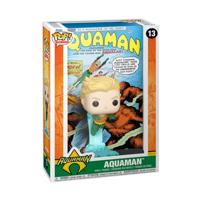 Funko POP! DC Comics Aquaman #13 Comic Cover Vinyl Figure New - Photo 1/3