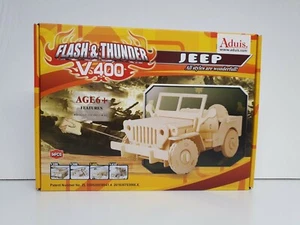 JEEP V400 Estructura de Madera con Control Remoto robotime / Aduis ,Nuevo & Ovp - Imagen 1 de 4