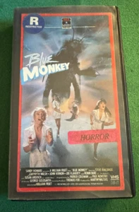 BLUE MONKEY - 80's Horror - Steve Railsback EX-RENTAL VHS + FREE DVD - Picture 1 of 4