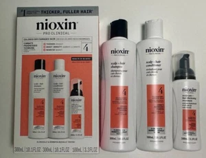 Nioxin Pro Clinical System 4 Scalp&Hair Set For Colored, Dry, Damaged Hair - Picture 1 of 5