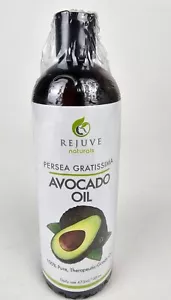 Olio di avocado 100% puro grado terapeutico 16 fl oz Rejuve naturals spremuto a freddo - Foto 1 di 3