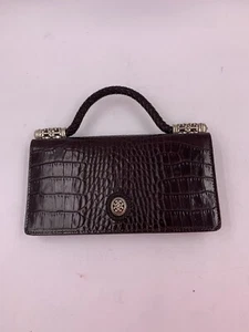 Brighton petite pochette organisateur portefeuille imprimé croco texturé manque sangle - Photo 1/16