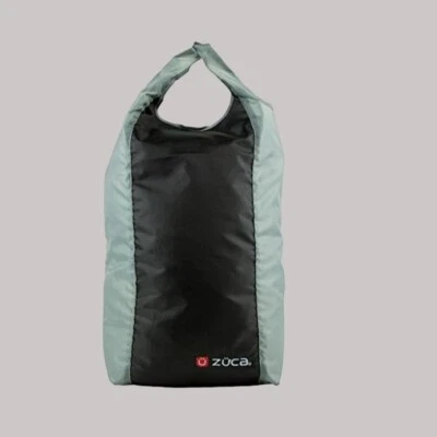 Zuca Stuff Bag 17 Length Ripstop Nylon Black Gray Travel Tote - Image 1 of 4
