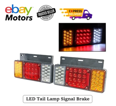 24V LED Rear Tail Lamp Signal Brake Fits Isuzu ELF Truck NPR NHR NKR - Image 1 of 4