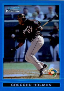 2009 Bowman Chrome WBC Prospects Blue Refractors #BCW19 Gregory Halman /150
