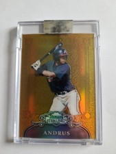 2006 Elvis Andrus Bowman Sterling Gold Prospects  1/10 Jrsy # Hobby Box Topper