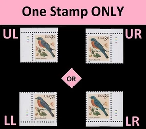 US 3033 Eastern Bluebird 3c plate single #11111 MNH 1996 - Picture 1 of 1