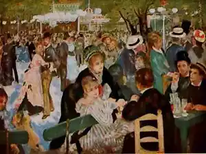 A4 Photo Renoir Pierre Auguste At the Moulin de la Galette Print Poster - Picture 1 of 1