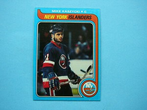 1979/80 TOPPS NHL HOCKEY CARD #187 MIKE KASZYCKI ROOKIE NM SHARP!! 79/80 TOPPS