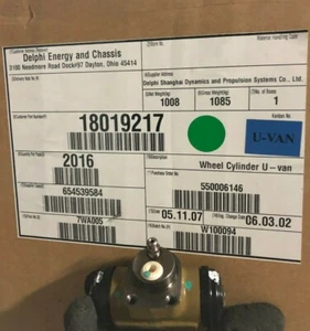 Drum Brake Wheel Cylinder Rear ACDelco GM Original Equipment 172-1517 - Picture 1 of 1
