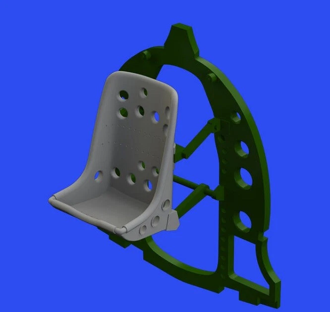 Eduard Accessories 648698 - 1:48 A6M2 Seat Stampare, per Eduard - Nuovo - Immagine 1 di 1