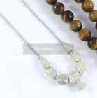 Natural Polki Diamond Jewelry 925 Sterling Silver Handmade Fine Necklace