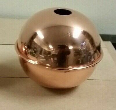 POLISHED COPPER BALL  Quality Made 4'' For Weathervane/ LIGHTENING ROD • 31.93$