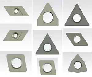 Placas base HM para acero torneado CNMG WNMG DNMG SNMG IR ER CCMT VBMT DCMT TCMT - Imagen 1 de 20