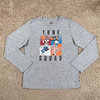 SPACE JAM Light Gray Looney Tunes Graphic Long-Sleeve T-Shirt Boys L Martian - Image 1 of 4