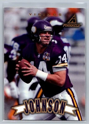 1997 PINNACLE CARD # 147 Brad Johnson - Minnesota Vikings - Image 1 of 2