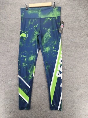 Seattle Seahawks Pajama Pants Womens Large Pull On Blue NFL - Image 1 of 4