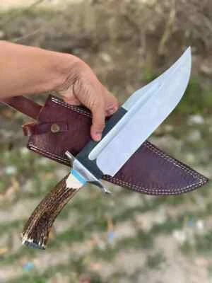 Hunting bowie knife survival knife - Image 1 of 3