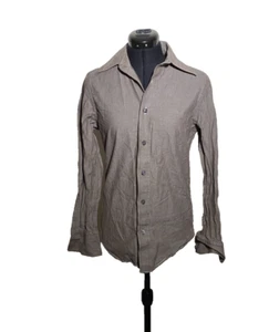 Diesel Shirt Women Small Brown Casual Denim Style Size S - Picture 1 of 14
