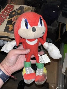2003 Sonic X Knuckles Plush 12” Toy Network Viz Media Sega Hedgehog Great W/Tag! - Picture 1 of 6