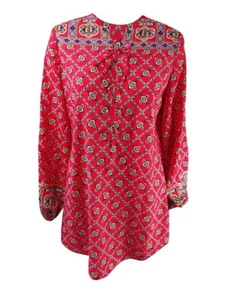 Nanette Lepore Women's Pretty Tough Cover-Up Tunic (Ruby, XS) - Picture 1 of 2