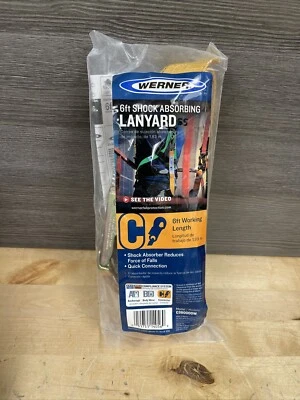 Cordón amortiguador Werner 6 pies 6' modelo C380000W nuevo Foto 1 de 3