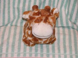 Süßeste fette pralle Plüschgiraffe Baby Bestever 8 Zoll große Rassel innen - Bild 1 von 2