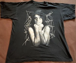 VTG 90s Polygram Alice Cooper Rock N Roll Carnival Band Promo T-Shirt Mens XL - Picture 1 of 8