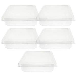 5 Pcs Knitted Hat Storage Box Man Boxes with Lids Portable for Hats - Imagen 1 de 12