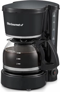 EHC-5055 Automatic 5-Cup Brew & Drip Coffee Maker with Pause N Serve Reusable Fi - Picture 1 of 6
