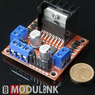 L298N Motortreiber Modul DC und Schritt-Motor Driver 46V / 2A Controller Arduino - Bild 1 von 3