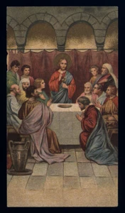 santino-holy card S.LEGA serie FO n.14 L'ULTIMA CENA - Imagen 1 de 1