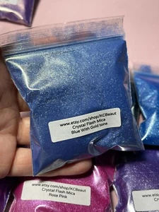 Crystal Flash PEARL MICA PIGMENT SOAP COSMETIC GRADE COLORANT PEARLESCENT POWDER - Picture 1 of 36