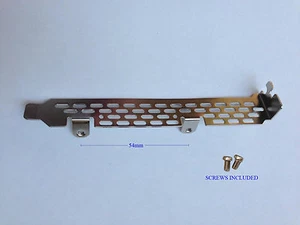 *•.•**Lado izquierdo*•.Soporte de altura completa estándar para tarjeta de bajo perfil con 2 tornillos - Imagen 1 de 12