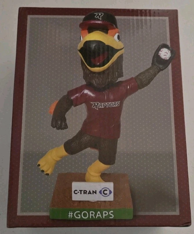 Rally Raptor Mascot Bobblehead 2023 Ridgefield Raptors SGA New - Image 1 of 1