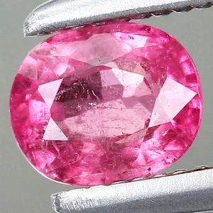 0.31ct 4.6x3.8mm Cushion Natural Pink Tourmaline Gemstone Mozambique, Africa - Picture 1 of 4