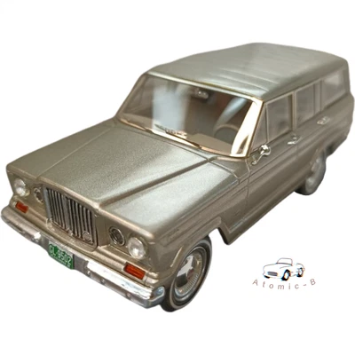 GLM 1:43 Jeep Wagoneer 1962 Gold Resin Off Road Tourer Model - Image 1 of 4